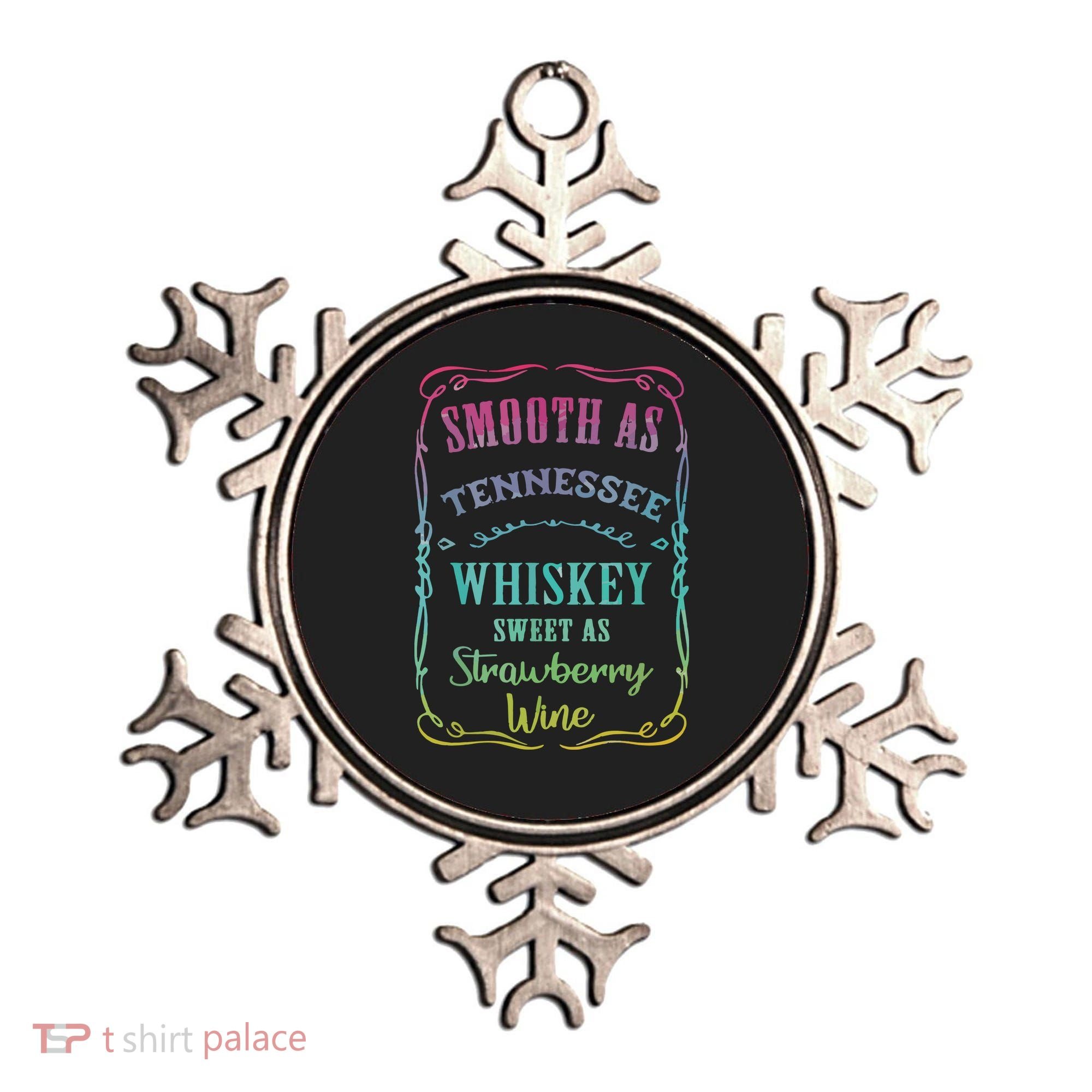 Smooth As Tennessee Whiskey Funny Humour Tee Vacation Ornament