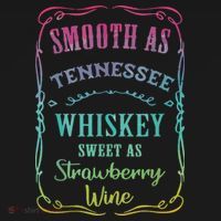 Smooth As Tennessee Whiskey Funny Humour Tee Vacation Ornament thumb 1
