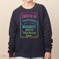 Smooth As Tennessee Whiskey Funny Humour Tee Vacation Women's Sweatshirt thumb 0