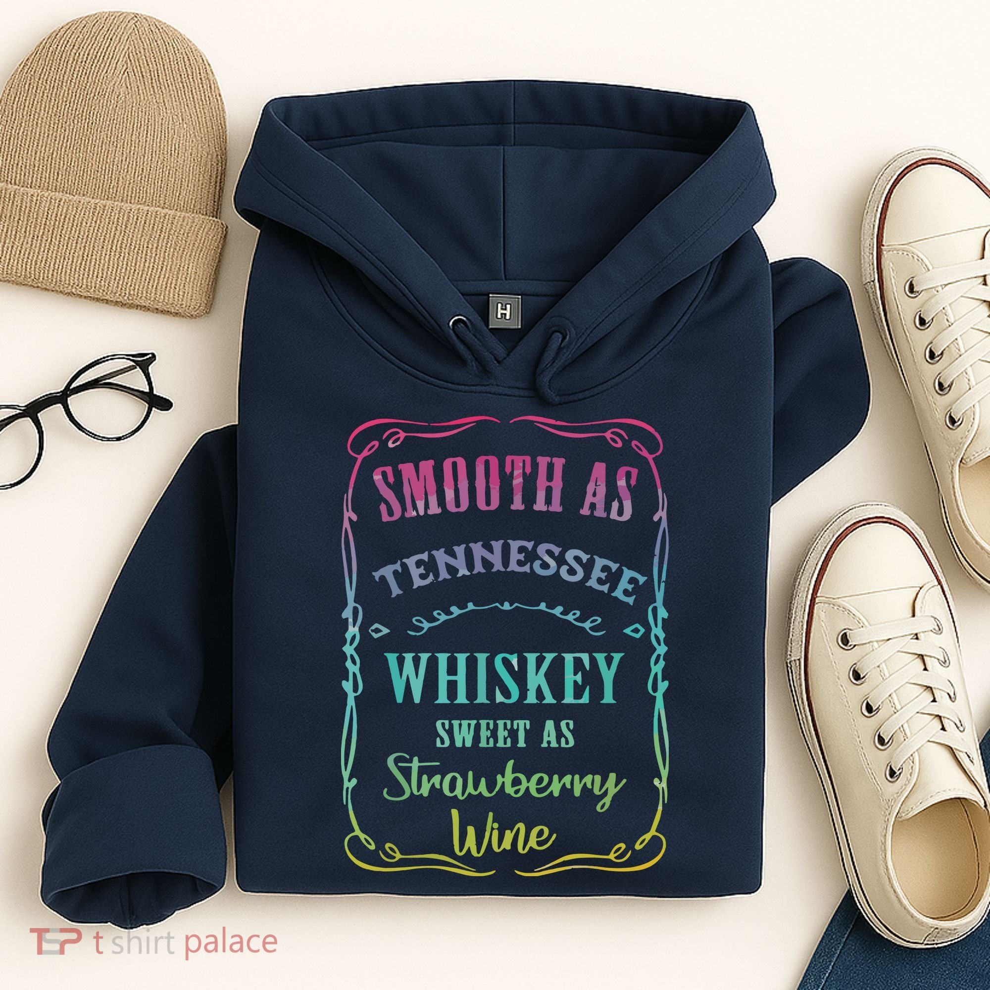 Smooth As Tennessee Whiskey Funny Humour Tee Vacation Hoodie