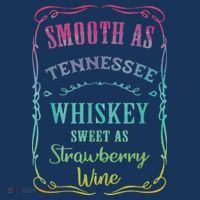 Smooth As Tennessee Whiskey Funny Humour Tee Vacation Women's Hoodie thumb 2