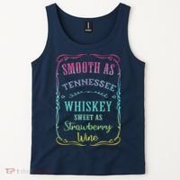 Smooth As Tennessee Whiskey Funny Humour Tee Vacation Tank Top thumb 2