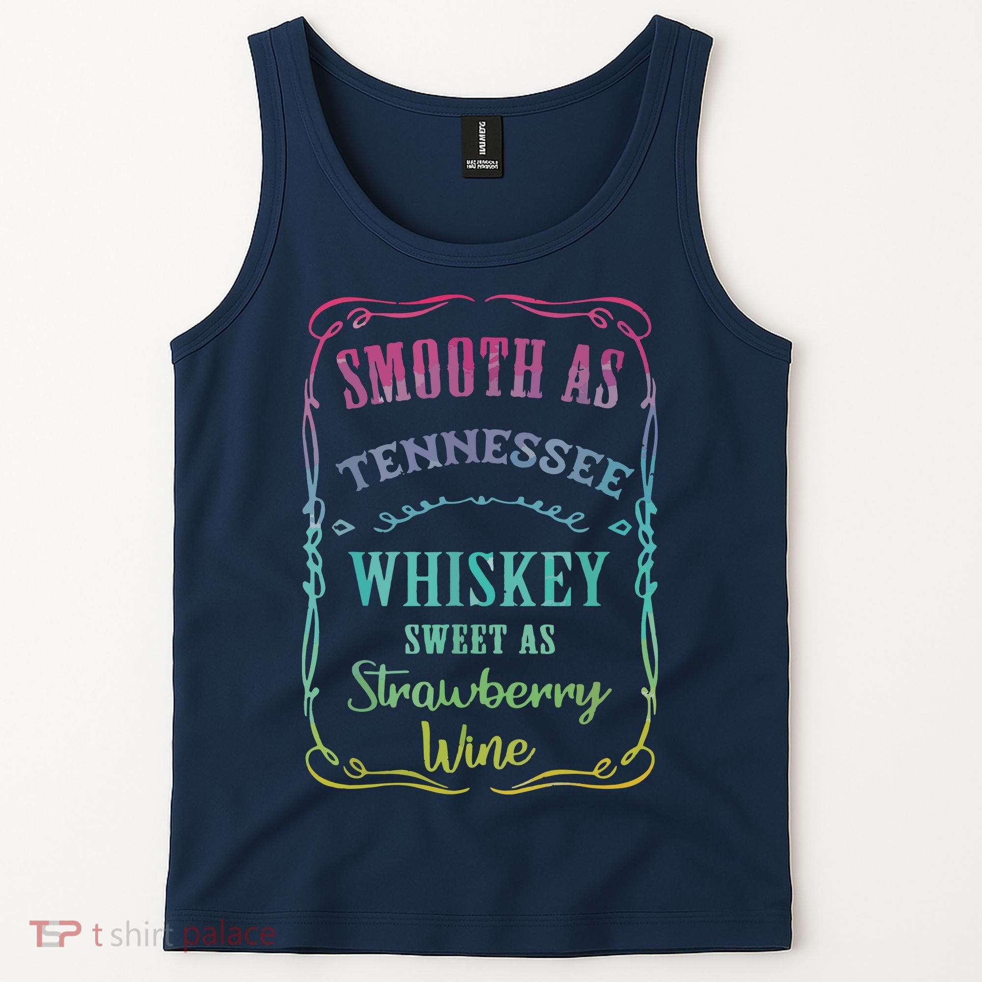 Smooth As Tennessee Whiskey Funny Humour Tee Vacation Tank Top