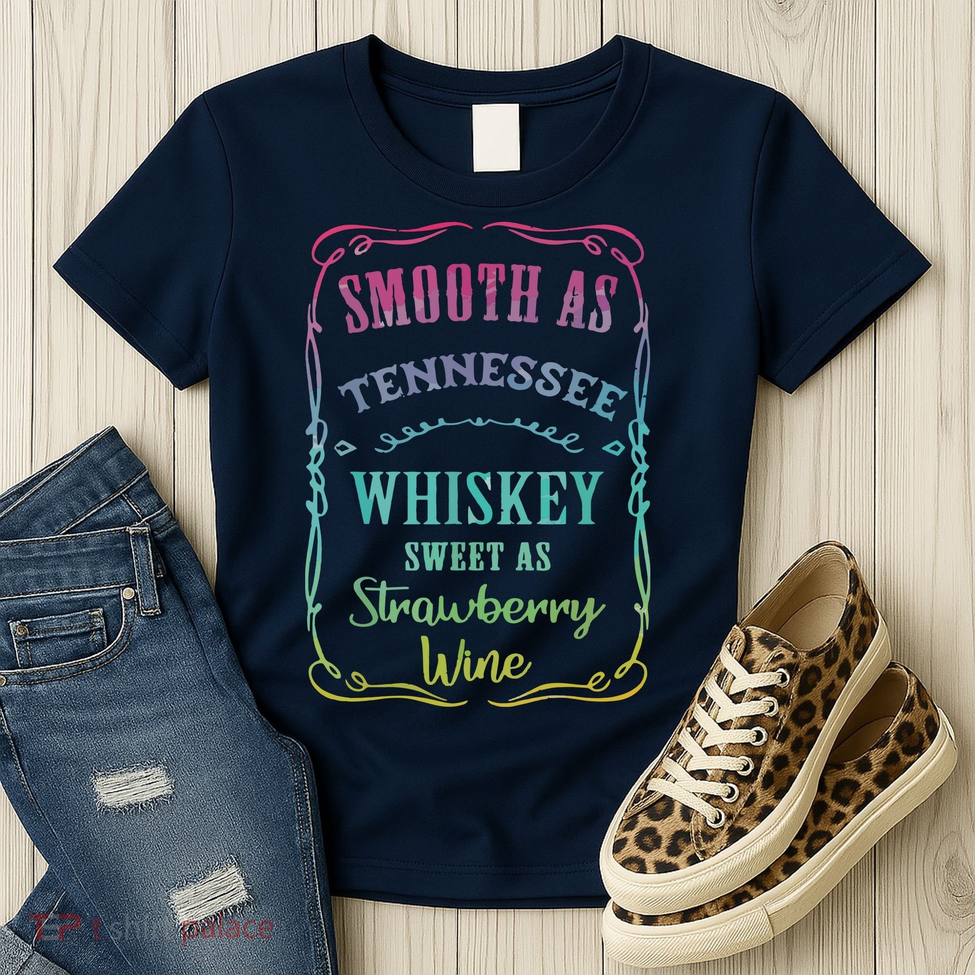Smooth As Tennessee Whiskey Funny Humour Tee Vacation Women's T-Shirt