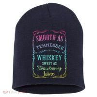 Smooth As Tennessee Whiskey Funny Humour Tee Vacation Short Acrylic Beanie thumb 0