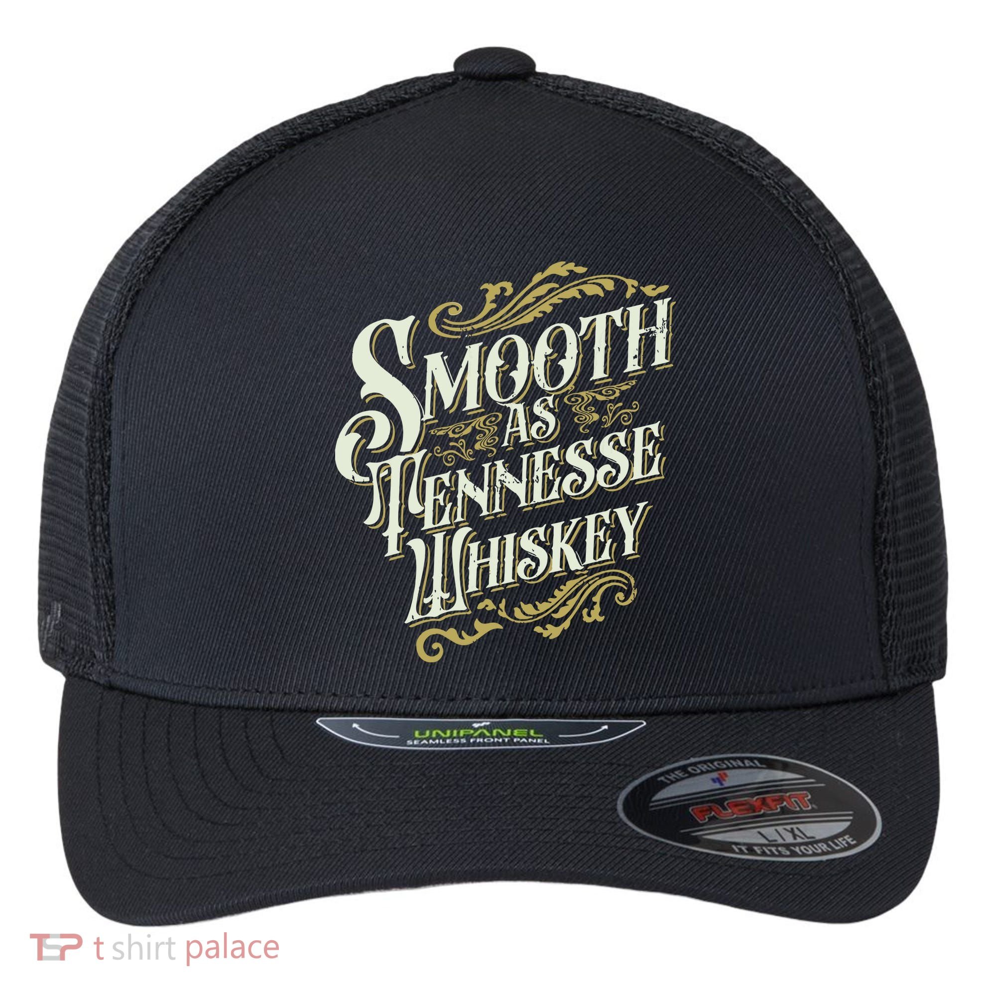 Smooth As Tennessee Whiskey Flexfit Unipanel Trucker Cap