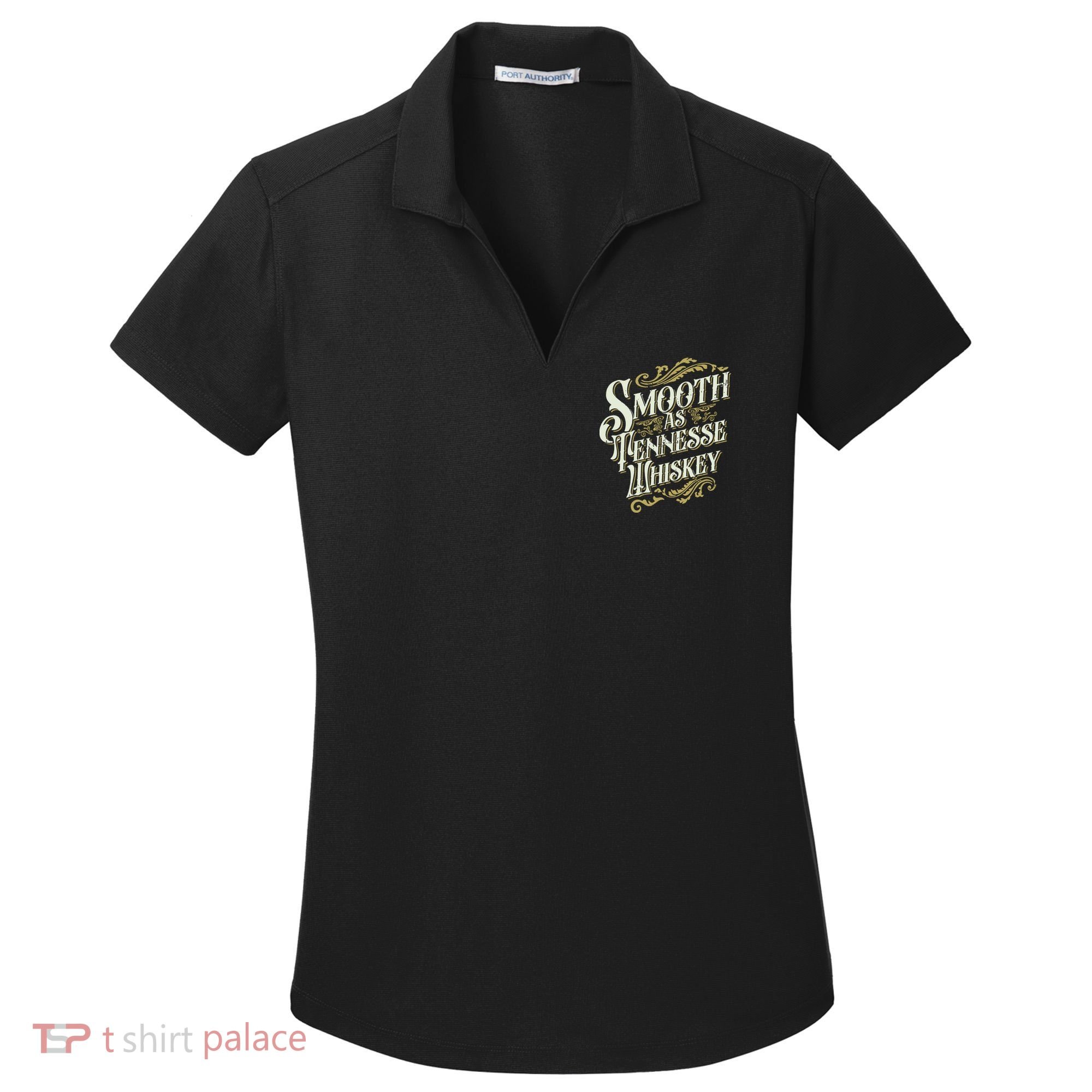 Smooth As Tennessee Whiskey Women's Dry Zone Grid Polo