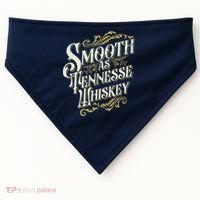 Smooth As Tennessee Whiskey USA-Made Doggie Bandana thumb 0