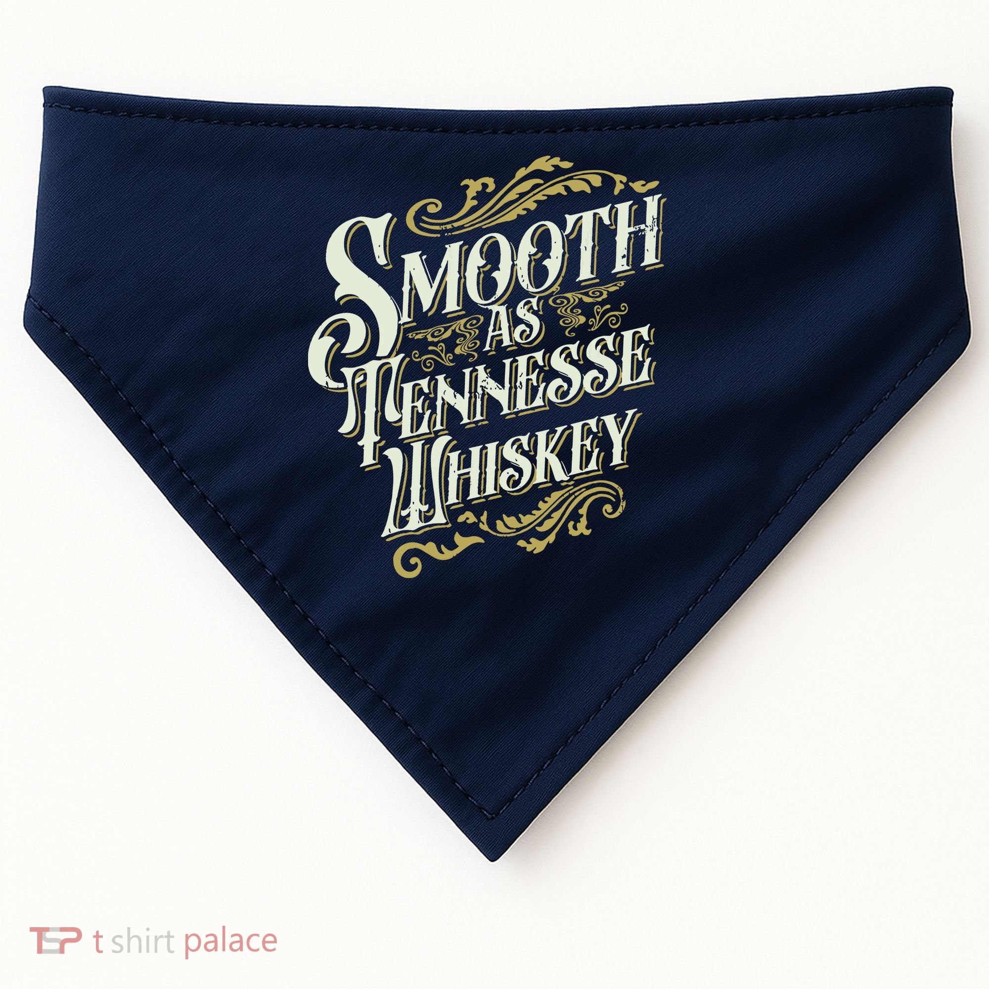 Smooth As Tennessee Whiskey USA-Made Doggie Bandana