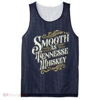 Smooth As Tennessee Whiskey Mesh Reversible Basketball Jersey Tank thumb 0