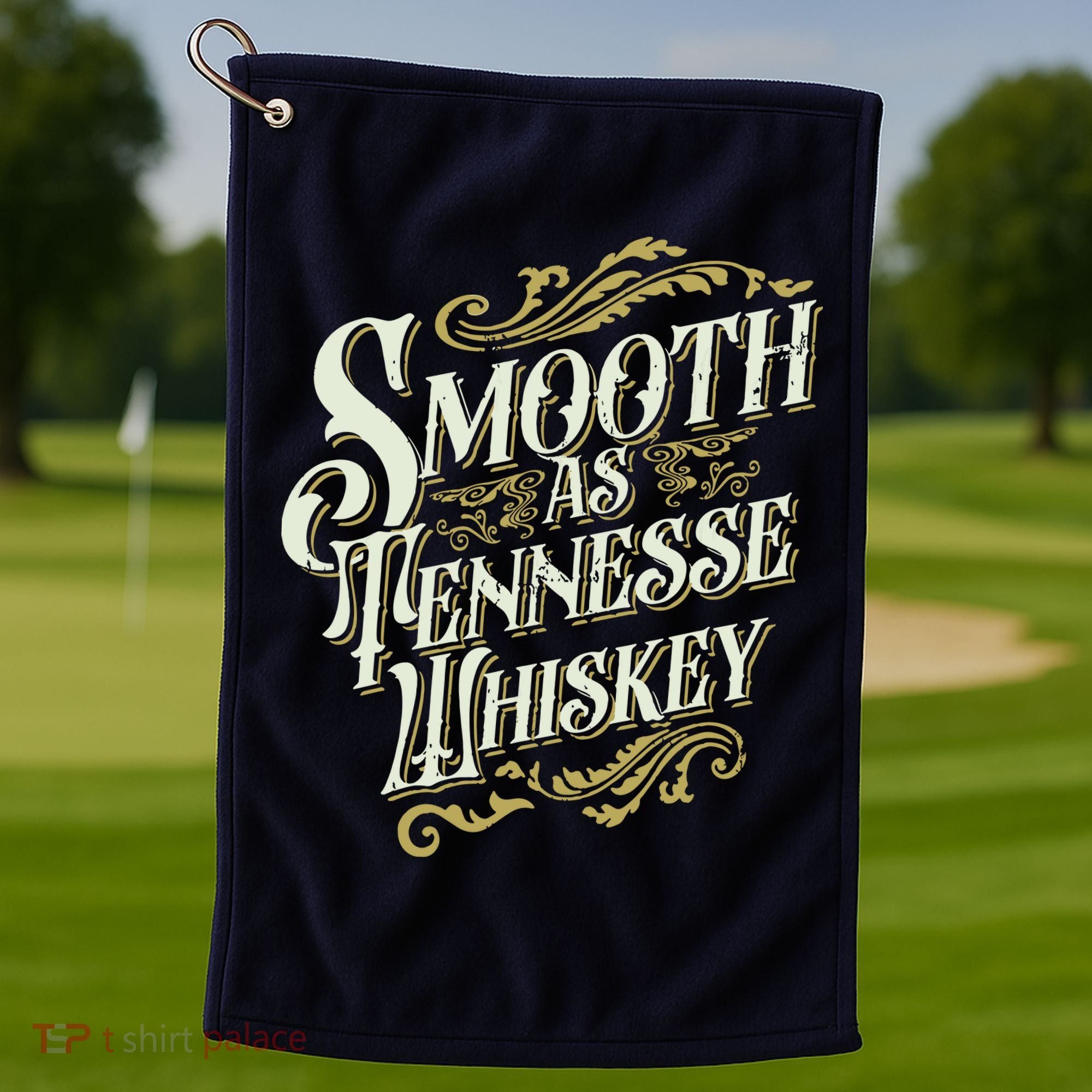 Smooth As Tennessee Whiskey Golf Towel