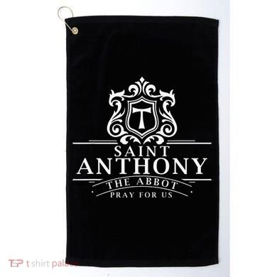 St Anthony The Abbot Great Monk Catholic Saints Skin Golf Towel