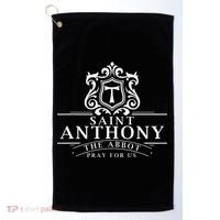 St Anthony The Abbot Great Monk Catholic Saints Skin Golf Towel thumb 0