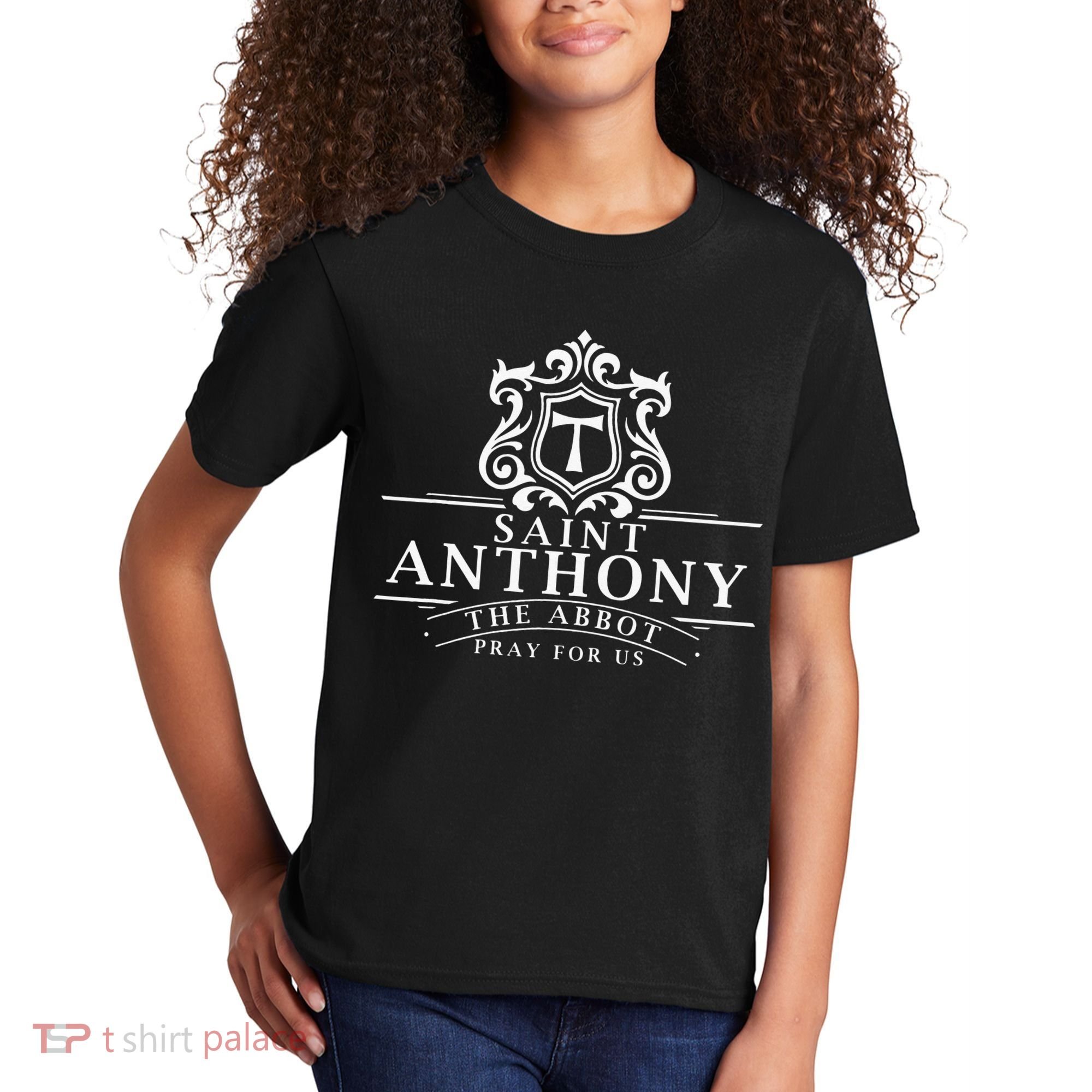 St Anthony The Abbot Great Monk Catholic Saints Skin Kids T-Shirt