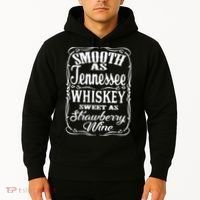 Smooth As Tennessee Whiskey Sweet As Strawberry Wine Hoodie thumb 2