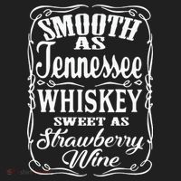 Smooth As Tennessee Whiskey Sweet As Strawberry Wine Hat thumb 2