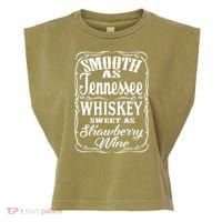 Smooth As Tennessee Whiskey Sweet As Strawberry Wine Garment-Dyed Women's Muscle Tee thumb 0