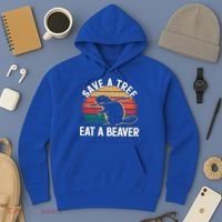 Save A Tree Eat A Beaver Cute Funny Nature Cute Gift Hoodie thumb 3
