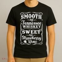 Smooth As Tennessee Whiskey Country Music T-Shirt thumb 3