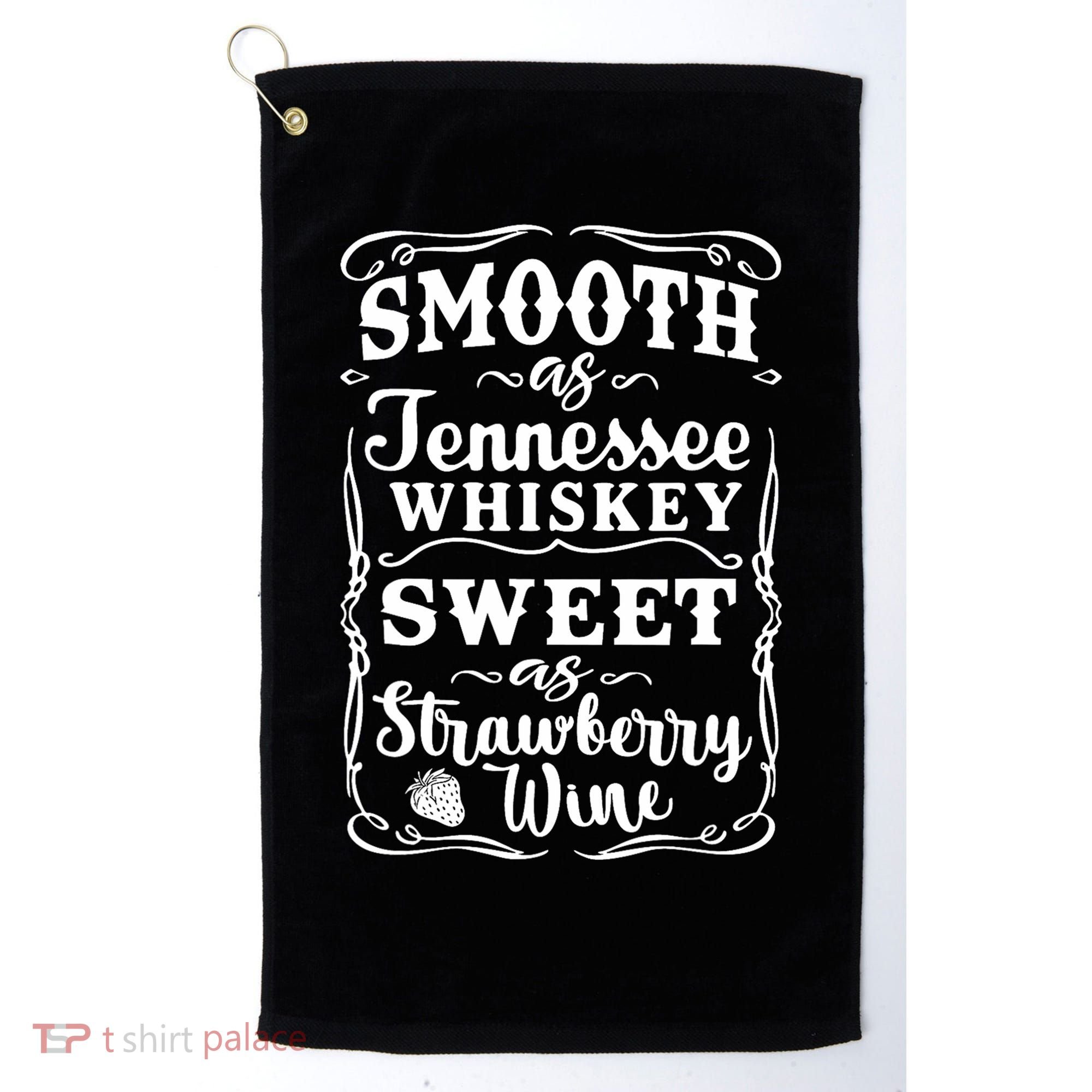 Smooth As Tennessee Whiskey Country Music Golf Towel