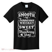 Smooth As Tennessee Whiskey Country Music Kids T-Shirt thumb 0