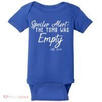 Spoiler Alert The Tomb Was Empty Christianity Baby Bodysuit thumb 0