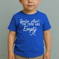 Spoiler Alert The Tomb Was Empty Christianity Toddler T-Shirt thumb 2