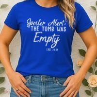 Spoiler Alert The Tomb Was Empty Christianity Women's T-Shirt thumb 2