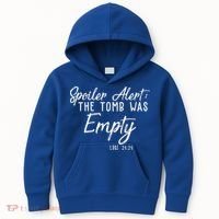 Spoiler Alert The Tomb Was Empty Christianity Kids Hoodie thumb 0