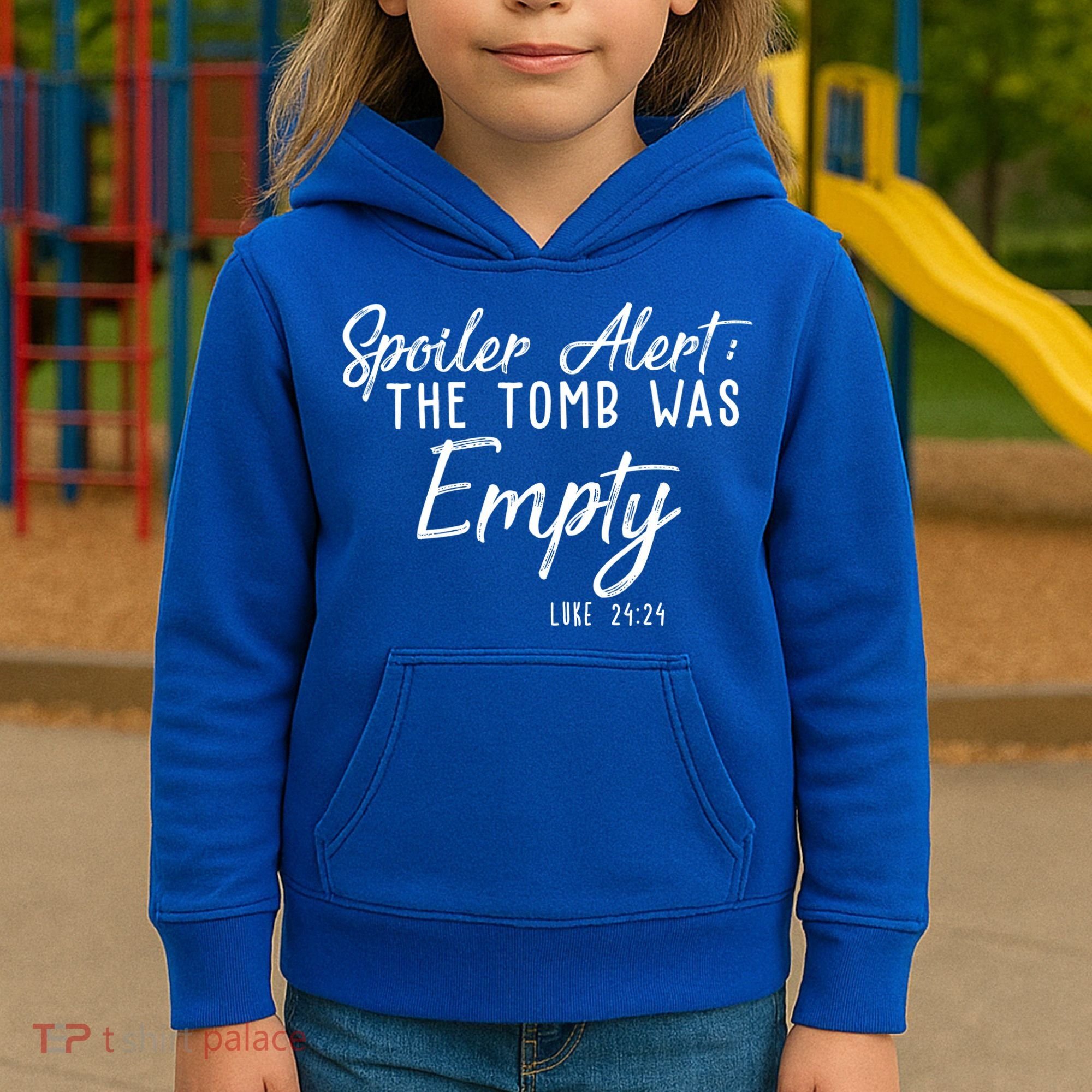 Spoiler Alert The Tomb Was Empty Christianity Kids Hoodie