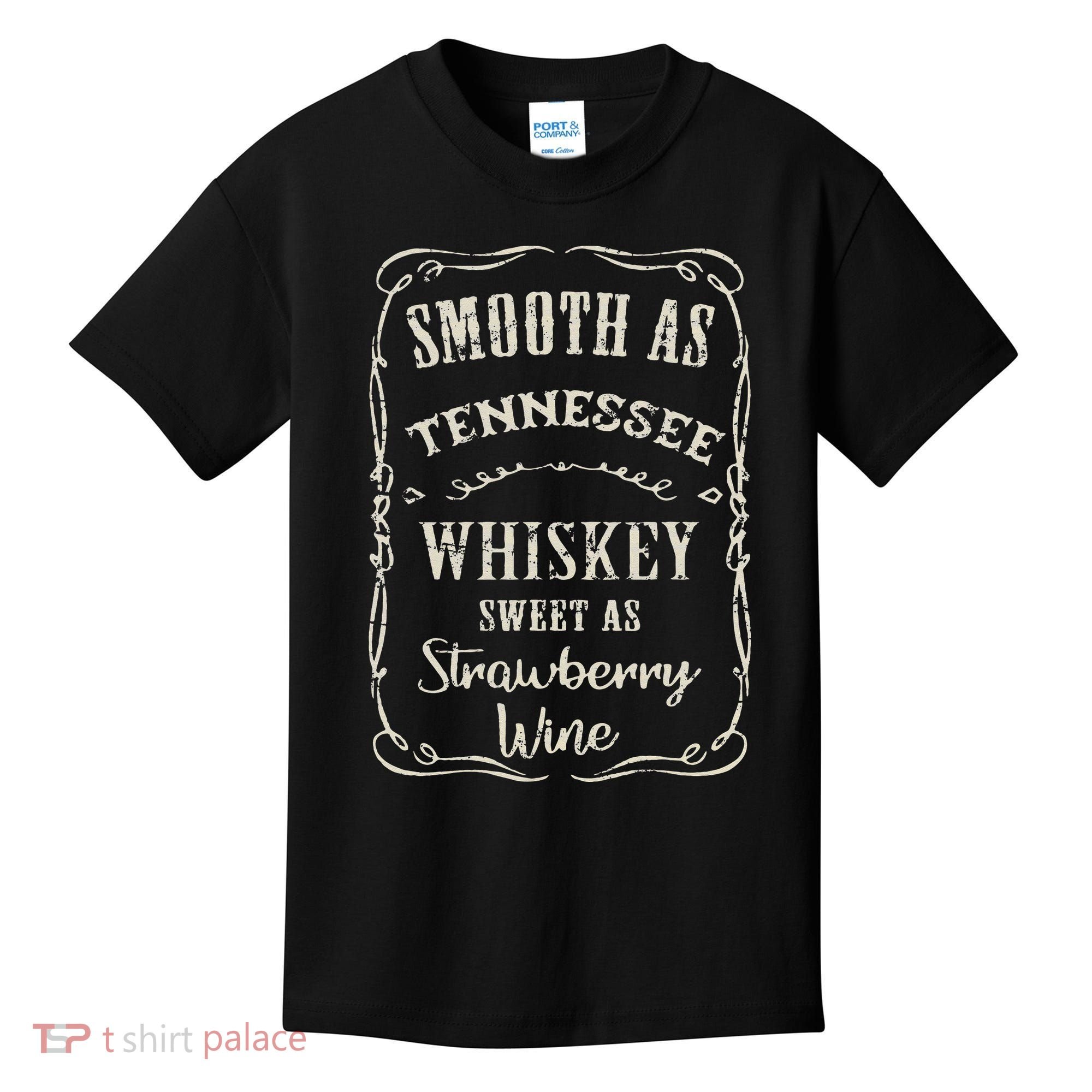 Smooth As Tennessee Whiskey Funny Humour Vacation Kids T-Shirt