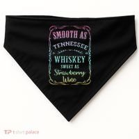 Smooth as Tennessee Whiskey Funny Vacation USA-Made Doggie Bandana thumb 0