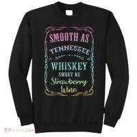 Smooth as Tennessee Whiskey Funny Vacation Sweatshirt thumb 0
