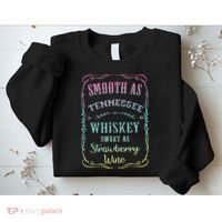 Smooth as Tennessee Whiskey Funny Vacation Sweatshirt thumb 2