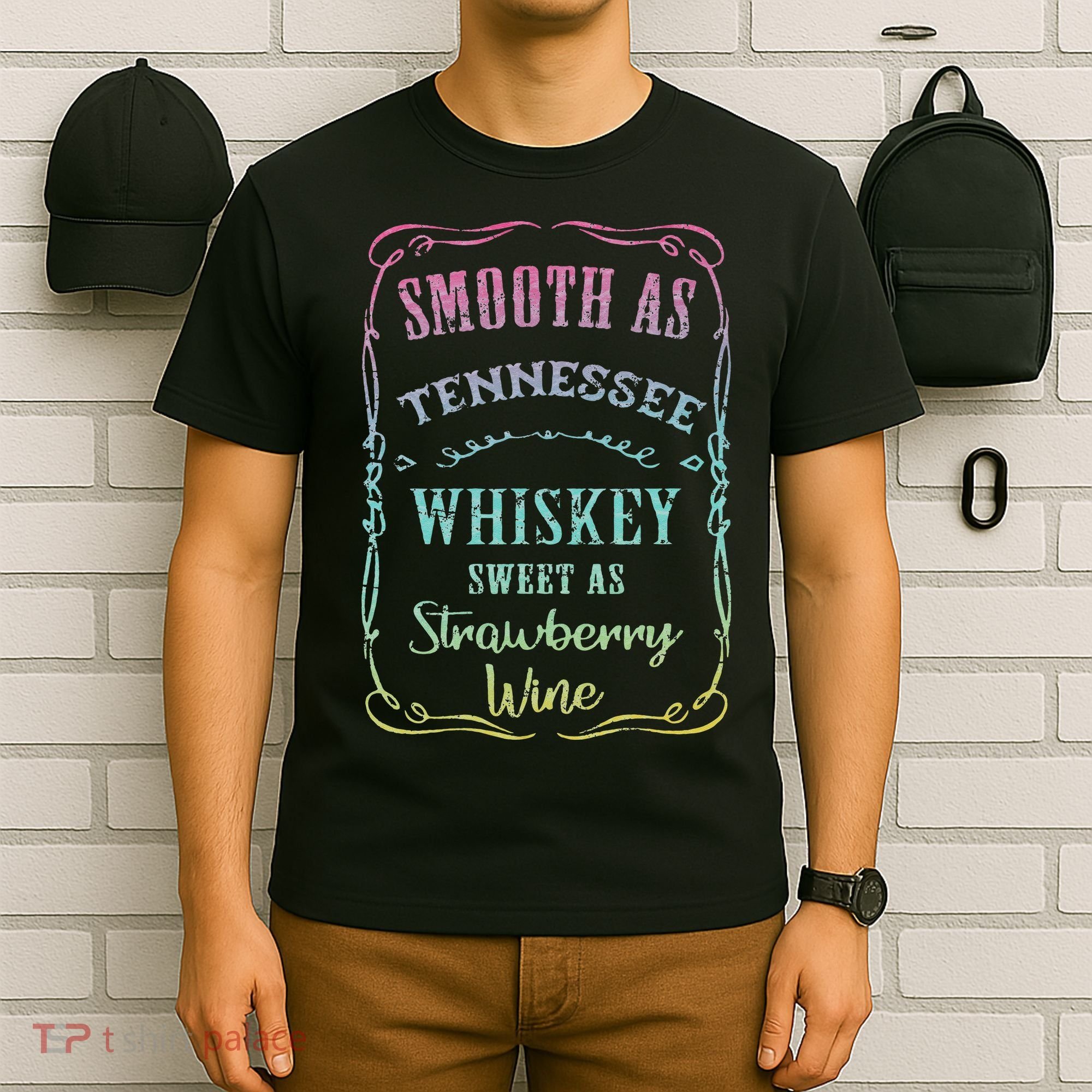 Smooth as Tennessee Whiskey Funny Vacation T-Shirt