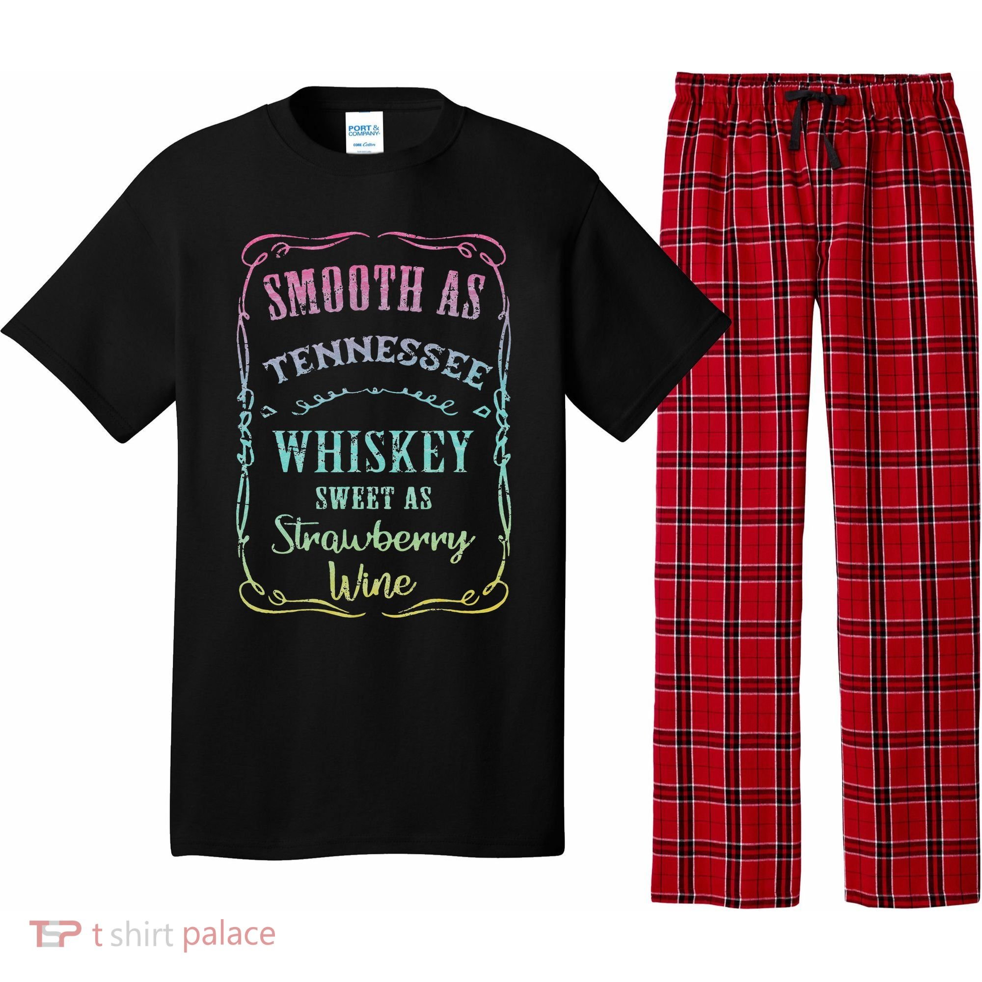 Smooth as Tennessee Whiskey Funny Vacation Pajama Set