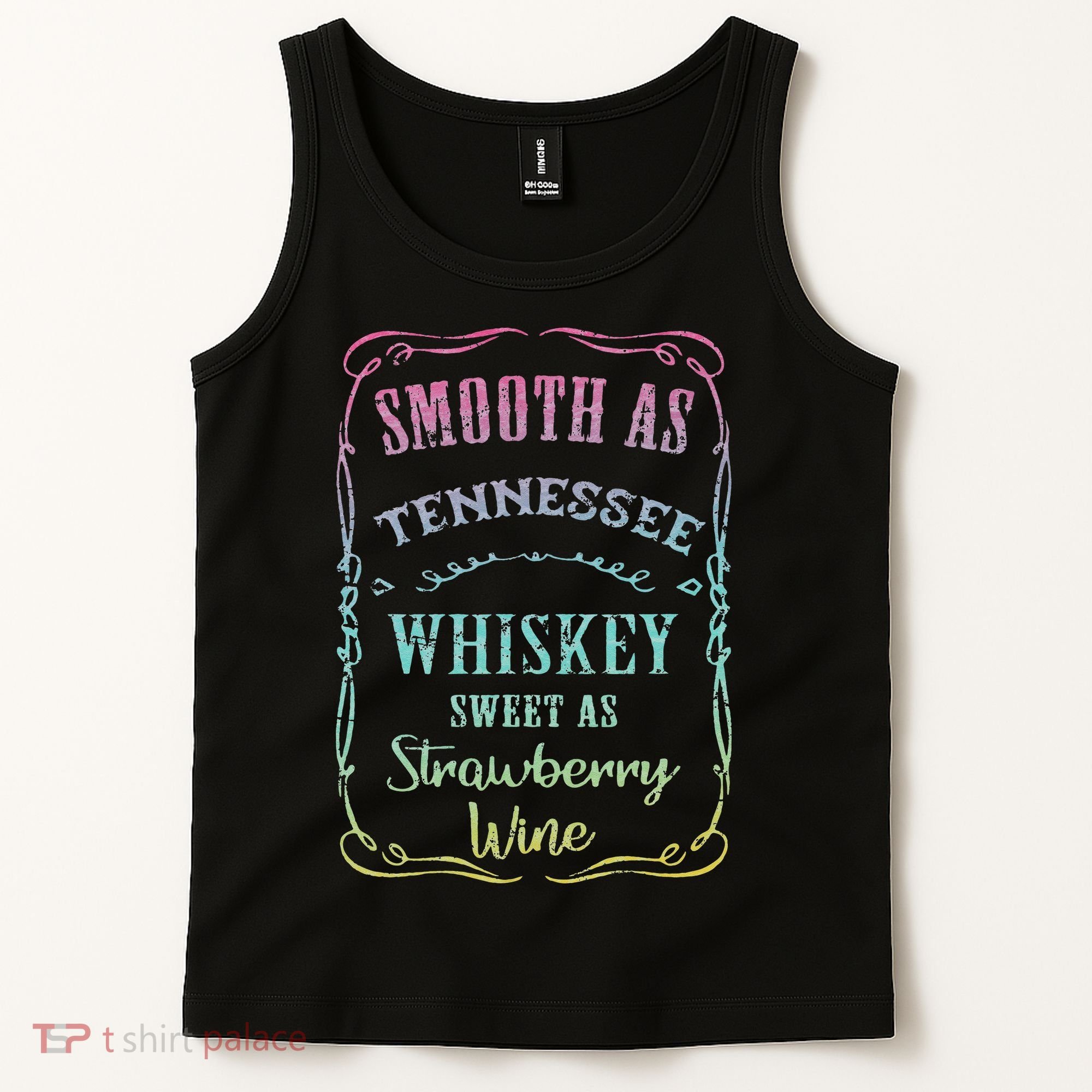 Smooth as Tennessee Whiskey Funny Vacation Tank Top