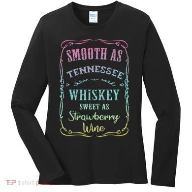 Smooth as Tennessee Whiskey Funny Vacation Women's Long Sleeve Shirt