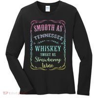 Smooth as Tennessee Whiskey Funny Vacation Women's Long Sleeve Shirt thumb 0