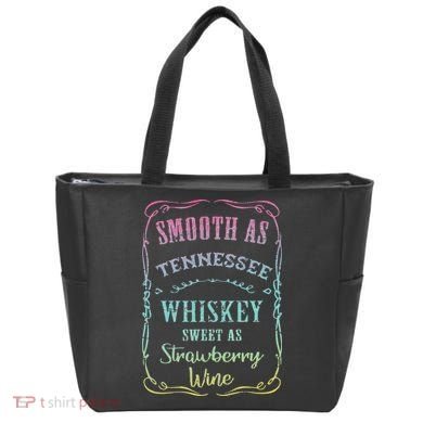 Smooth as Tennessee Whiskey Funny Vacation Tote Bag