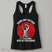 Scars Are Tattoos With Better Stories Funny Gift Women's Tank Top thumb 3