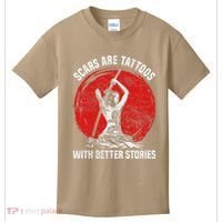 Scars Are Tattoos With Better Stories Funny Gift Kids T-Shirt thumb 0