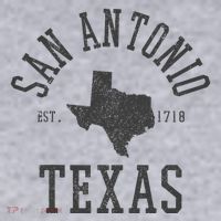San Antonio Texas State Map Est. 1718 Souvenir Texan Pride Women's Sweatshirt thumb 2