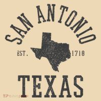 San Antonio Texas State Map Est. 1718 Souvenir Texan Pride Tote Bag thumb 4