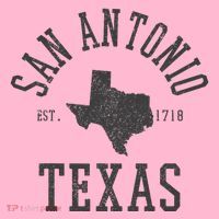 San Antonio Texas State Map Est. 1718 Souvenir Texan Pride Coaster thumb 2