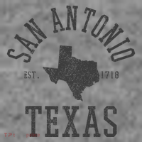 San Antonio Texas State Map Est. 1718 Souvenir Texan Pride Toddler Hoodie thumb 2
