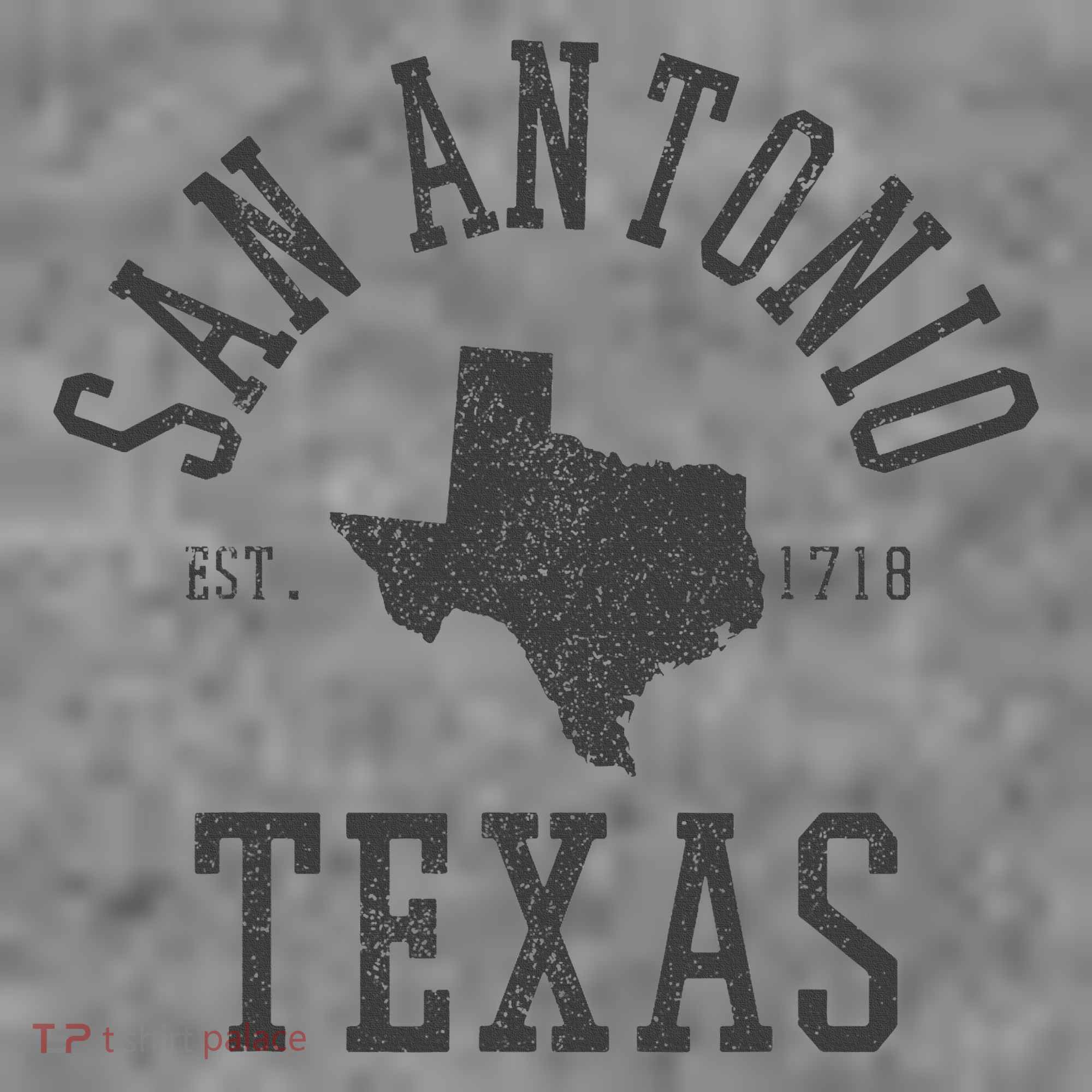 San Antonio Texas State Map Est. 1718 Souvenir Texan Pride Toddler Hoodie