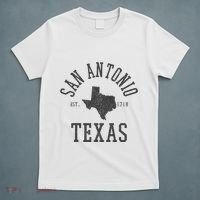 San Antonio Texas State Map Est. 1718 Souvenir Texan Pride T-Shirt thumb 5