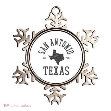 San Antonio Texas State Map Est. 1718 Souvenir Texan Pride Ornament