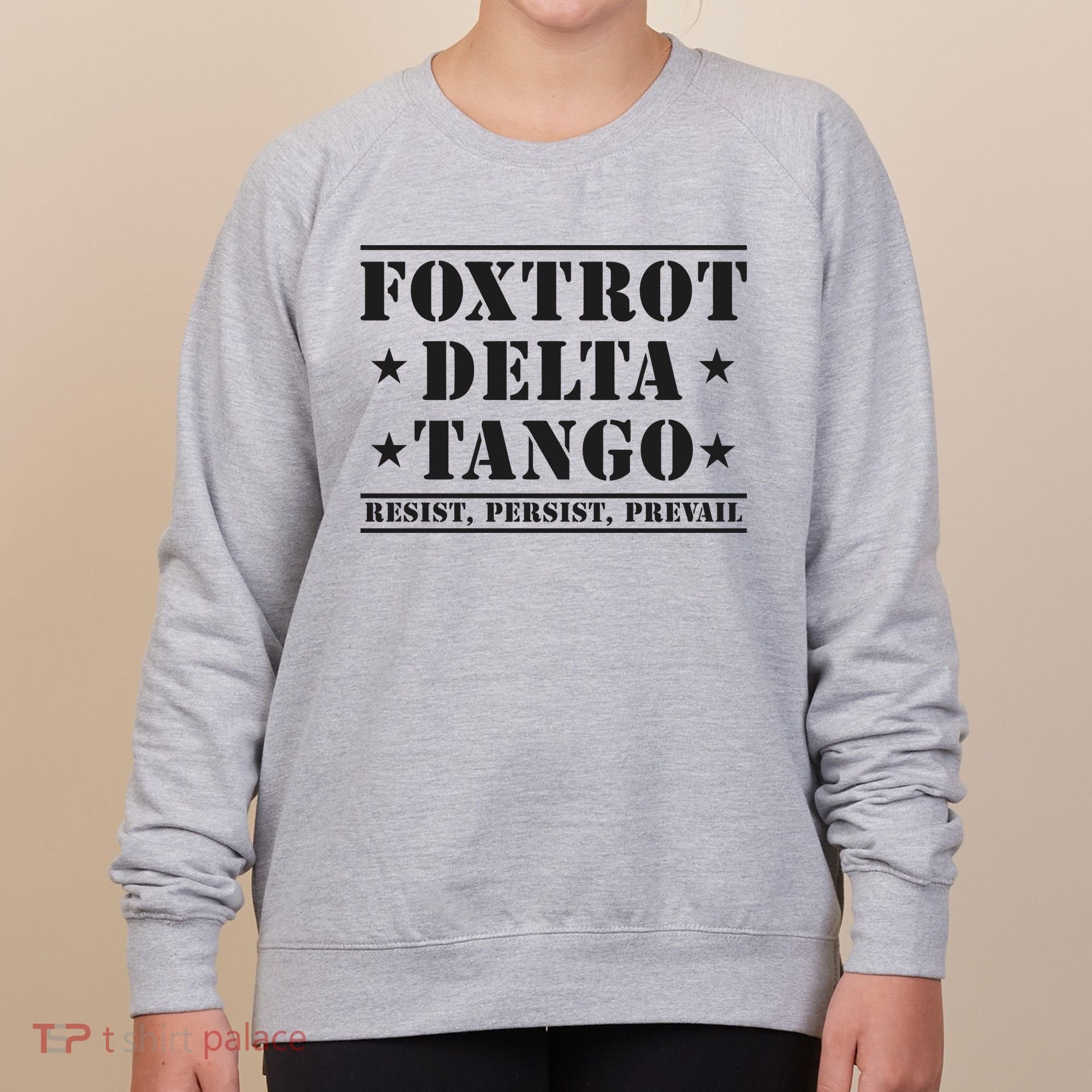 Subtle Anti Trump Fdt Democrat Resistance Gift Women's Sweatshirt